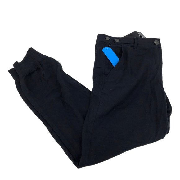 Vince Black Mid-Rise Track Pants | Regular Size 8 - Picture 4 of 6